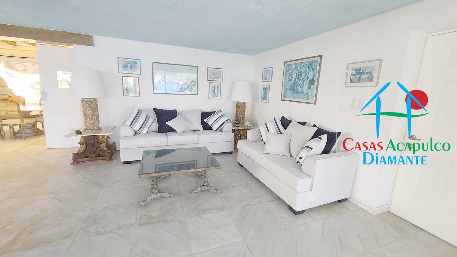 Pichilingue Casa Aldila - Estancia y terraza principal 7